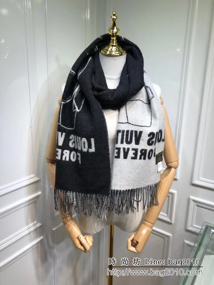路易威登LV單款單色原單正品vivienne city 圍巾 LLWJ6081